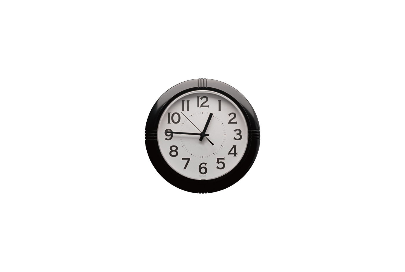 Freigestellte Uhr